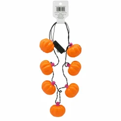 Light-Up Orange Jack-o'-Lantern Necklace by Creatology™