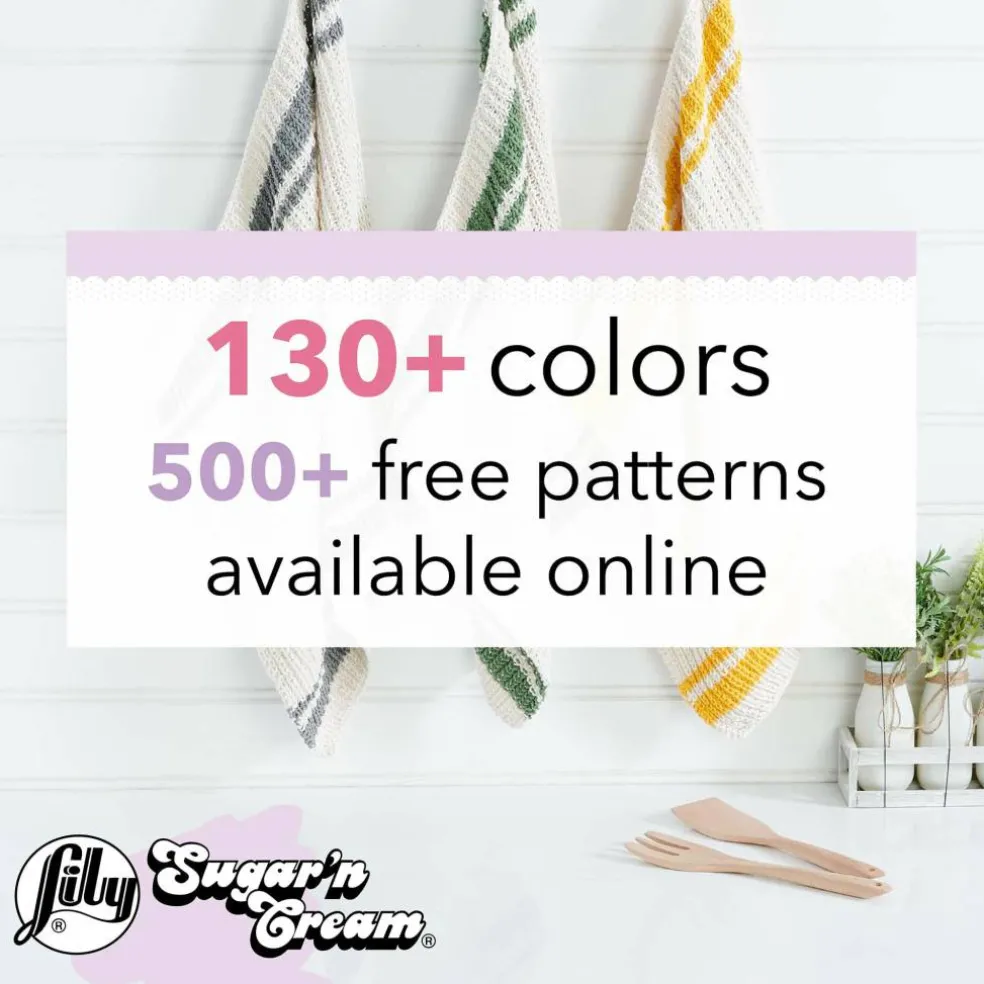 Lily® Sugar 'n Cream® Solid Yarn