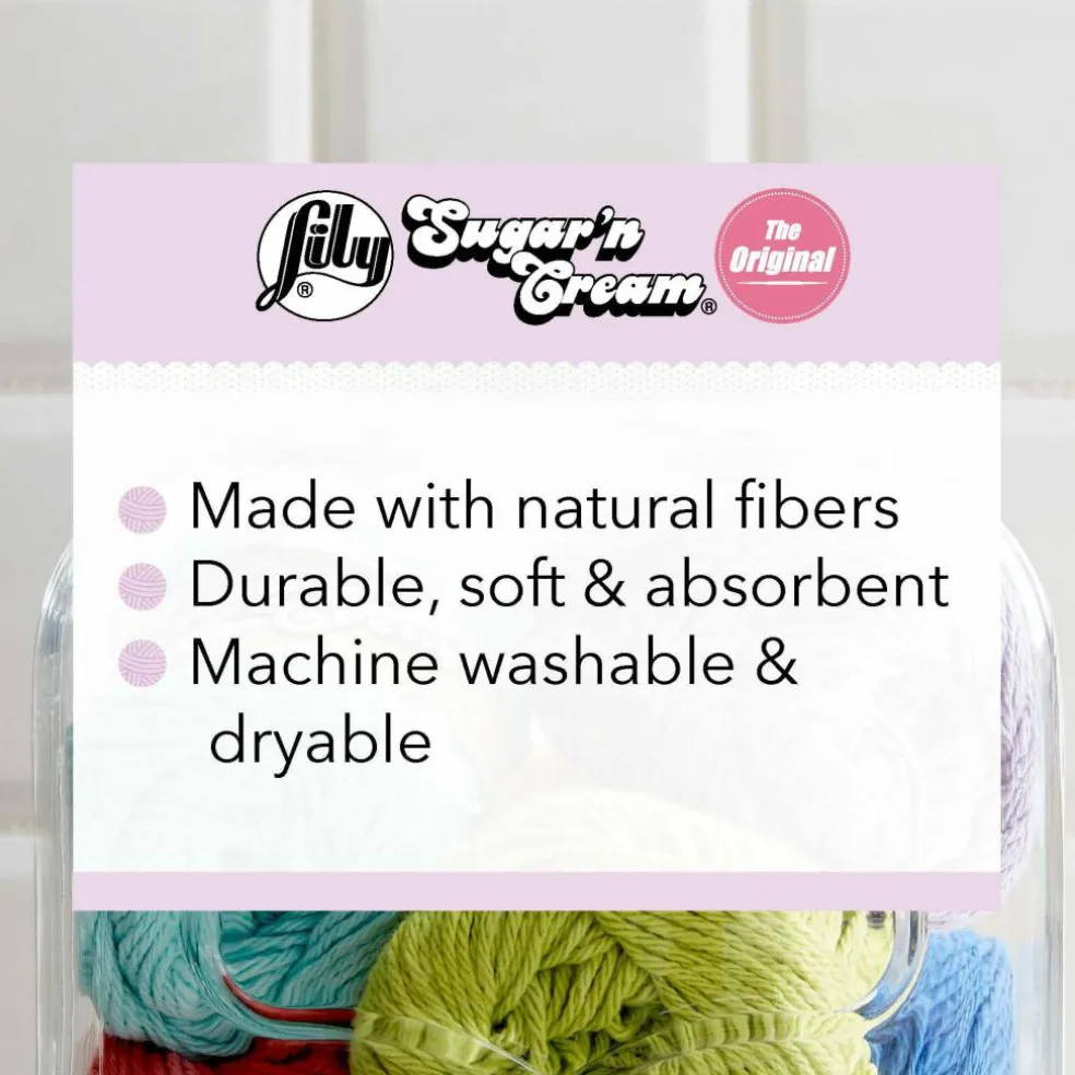 Lily® Sugar 'n Cream® Solid Yarn
