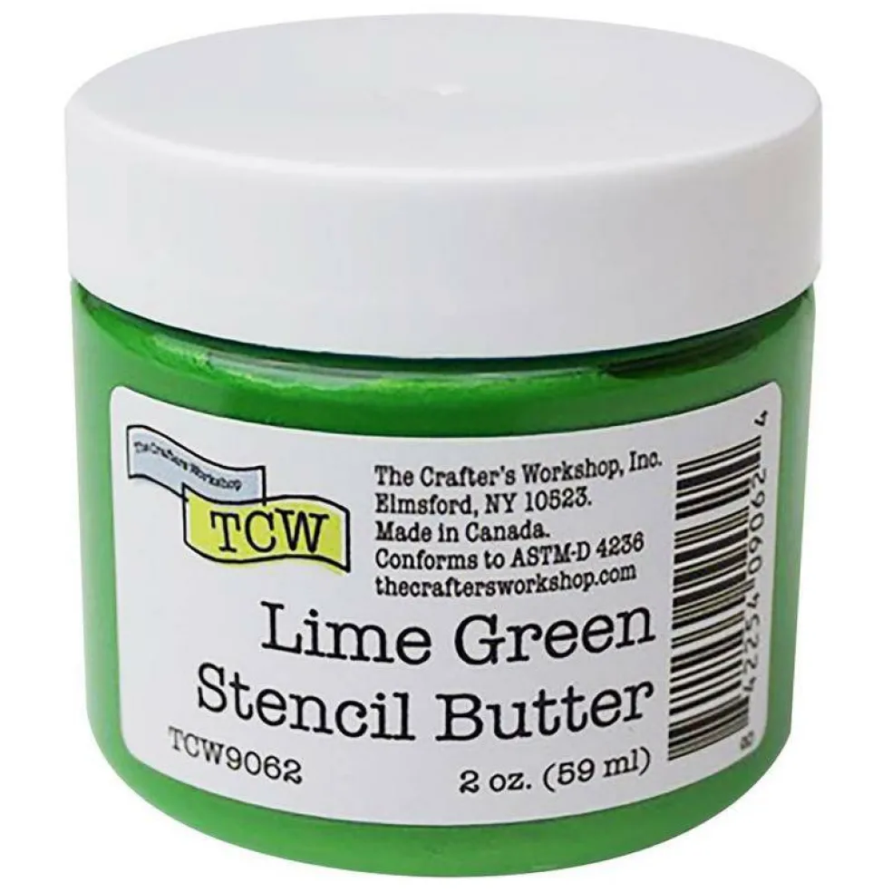 Lime Green Stencil Butter - Crafter's Workshop