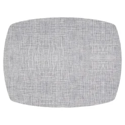 Linen Style Placemat with Rounded Corners