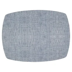 Linen Style Placemat with Rounded Corners