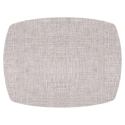 Linen Style Placemat with Rounded Corners