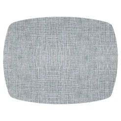 Linen Style Placemat with Rounded Corners