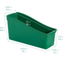 Linking Book Bins, Colorful Connecting Storage