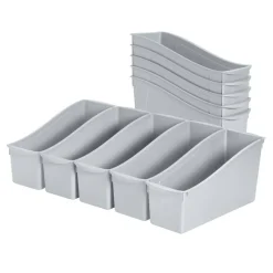 Linking Book Bins, Colorful Connecting Storage