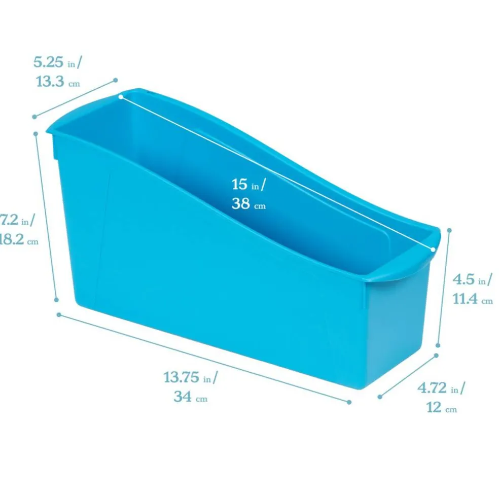 Linking Book Bins, Colorful Connecting Storage
