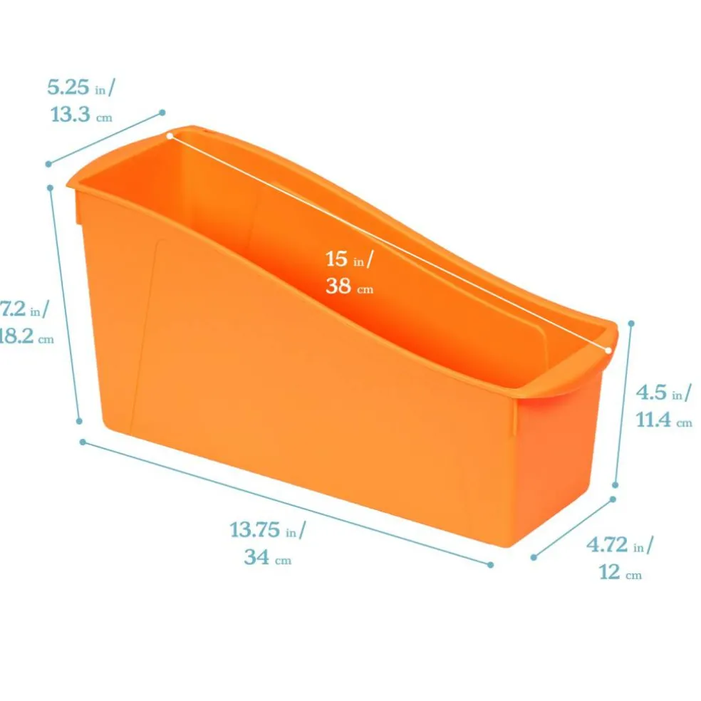 Linking Book Bins, Colorful Connecting Storage