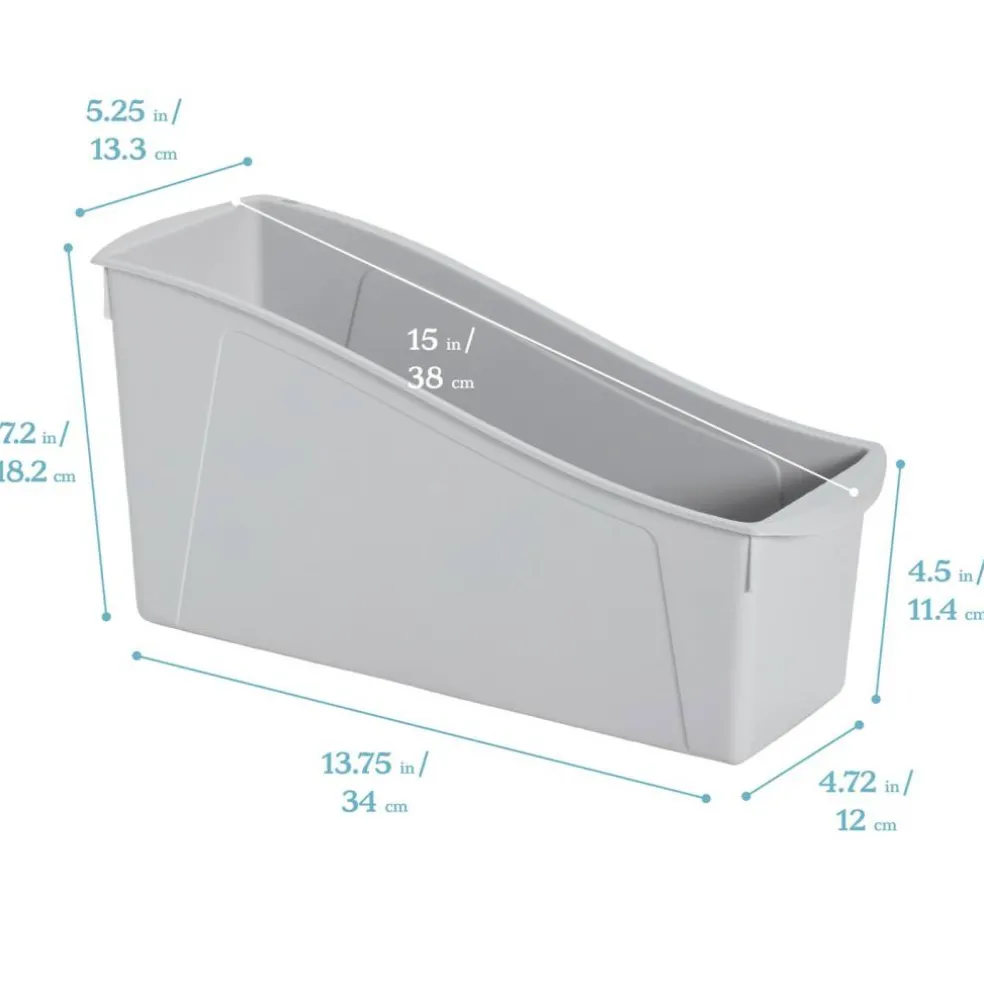 Linking Book Bins, Colorful Connecting Storage