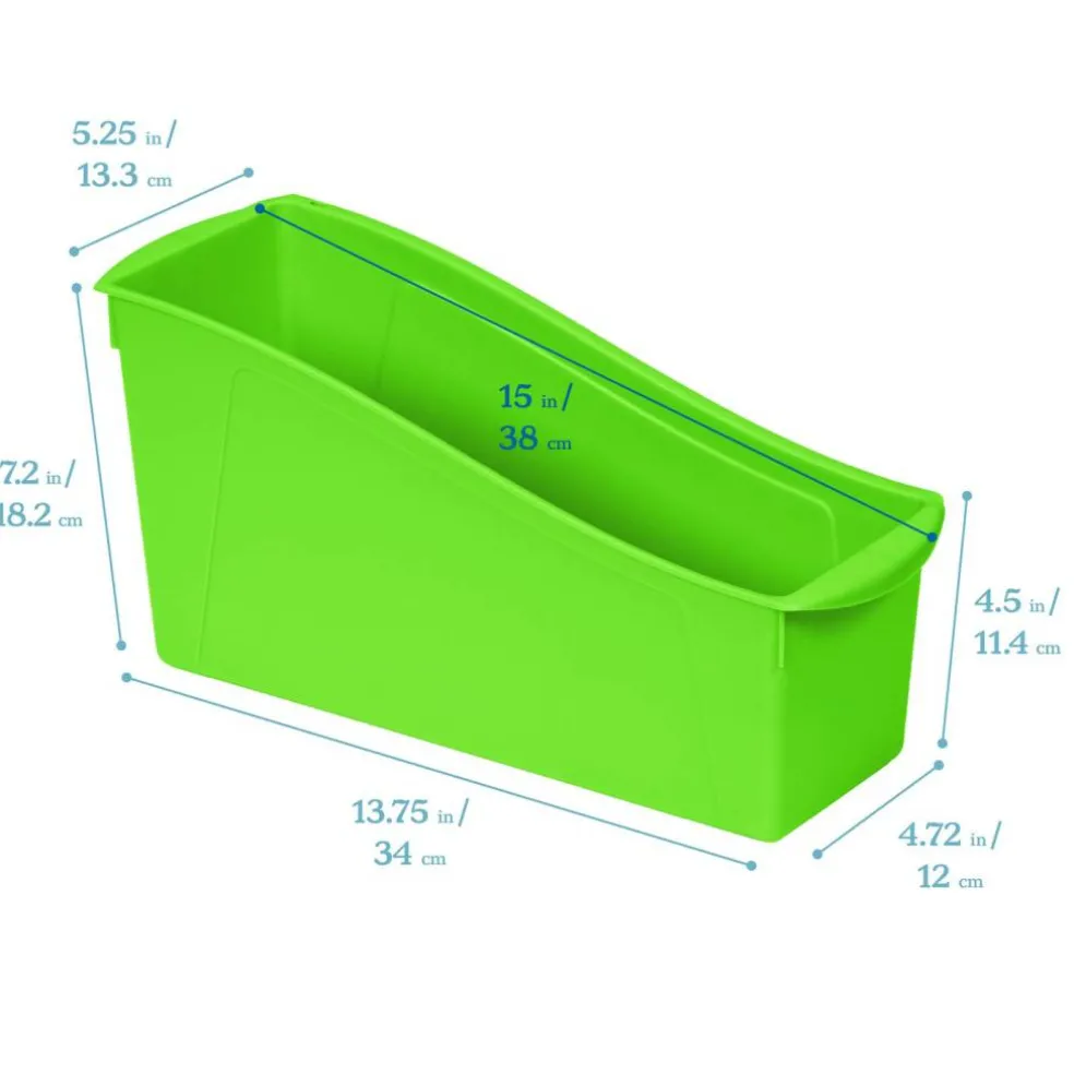Linking Book Bins, Colorful Connecting Storage