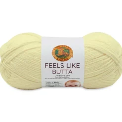 Lion Brand Feels Like Butta Yarn - Lemon