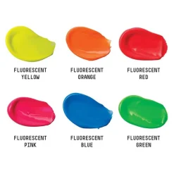 Liquitex® BASICS® Acrylic 6 Color Fluorescent Paint Set