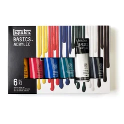 Liquitex® BASICS® Acrylic 6 Color Starter Paint Set