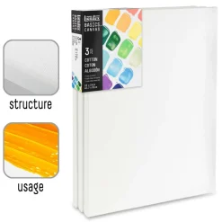 Liquitex® BASICS® 3 Pack Cotton Canvas Pack