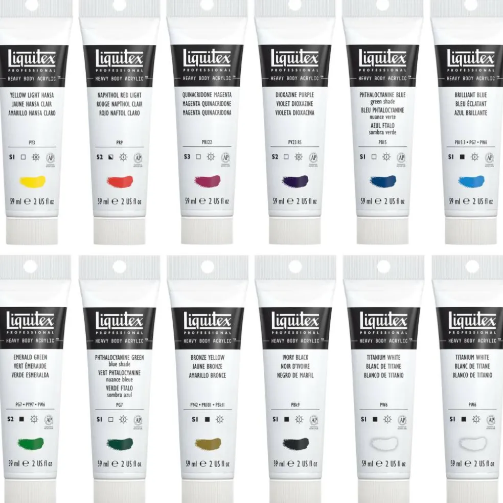 Liquitex® Heavy Body Acrylic Classic 12 Set