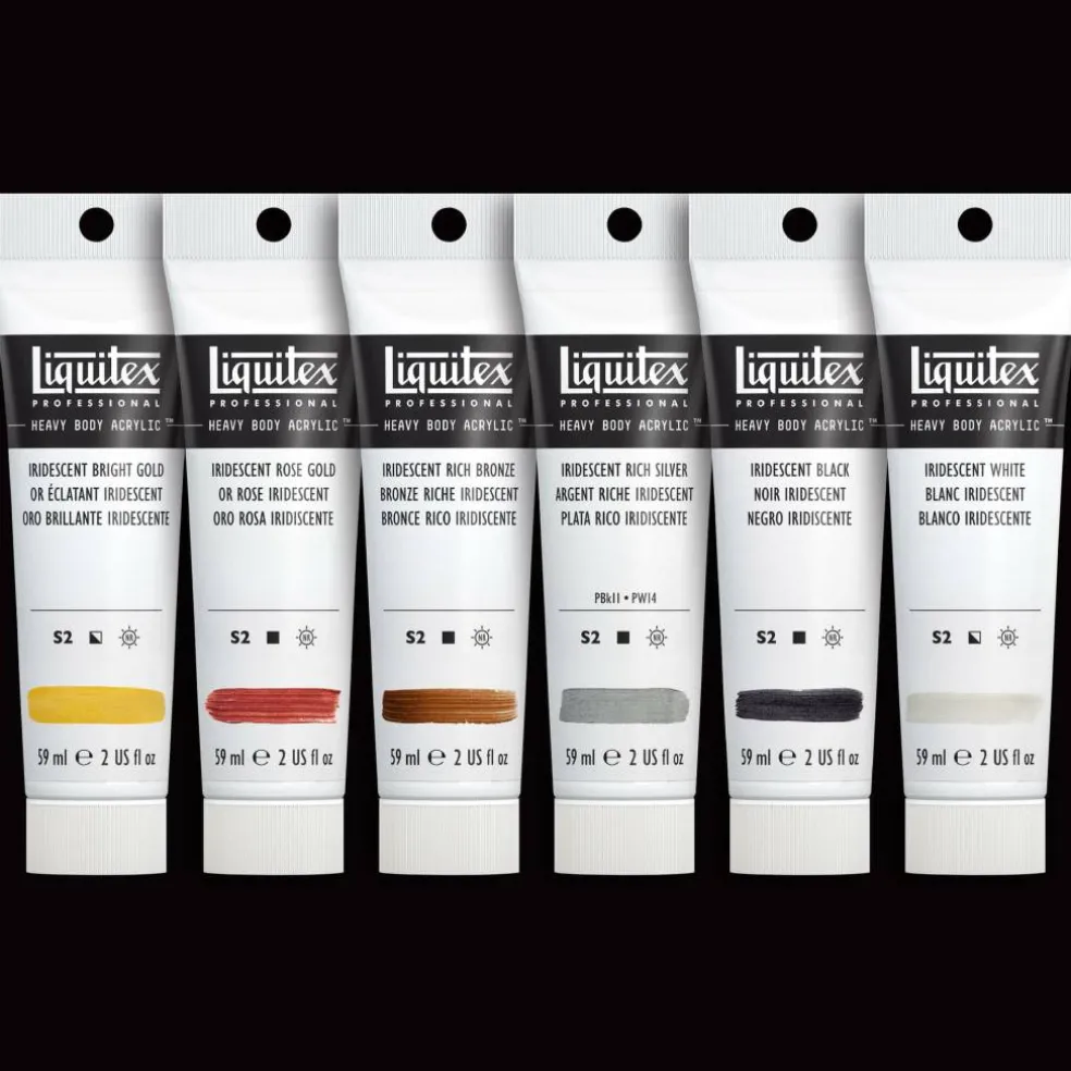 Liquitex® 6 Iridescents Heavy Body Acrylic Paint Set