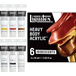 Liquitex® 6 Iridescents Heavy Body Acrylic Paint Set