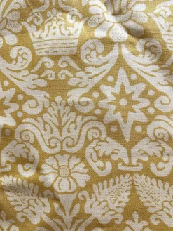 Lisino Gold Linen Drapery Fabric By the Yard