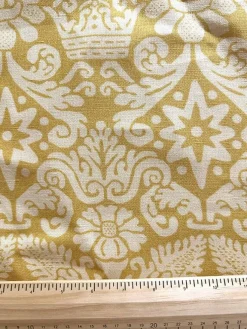 Lisino Gold Linen Drapery Fabric By the Yard