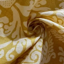 Lisino Gold Linen Drapery Fabric By the Yard