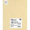 Lite Stock 8.5x11 60lb Text 20pc Parchment Aged