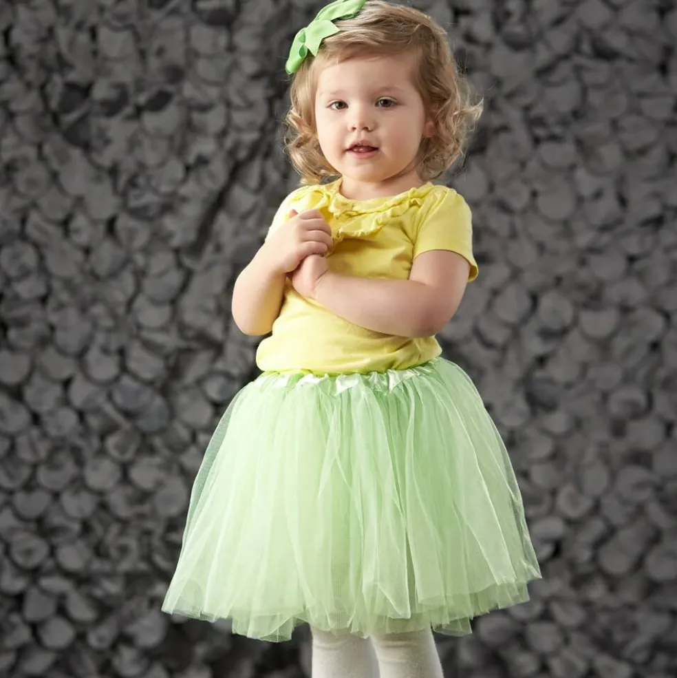 Little Girls Tutu 3-Layer Ballerina Turquoise