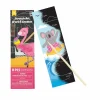 Little Yellow Bicycle® Flamingo Beach Bookmark Scratch Art Pad Kit