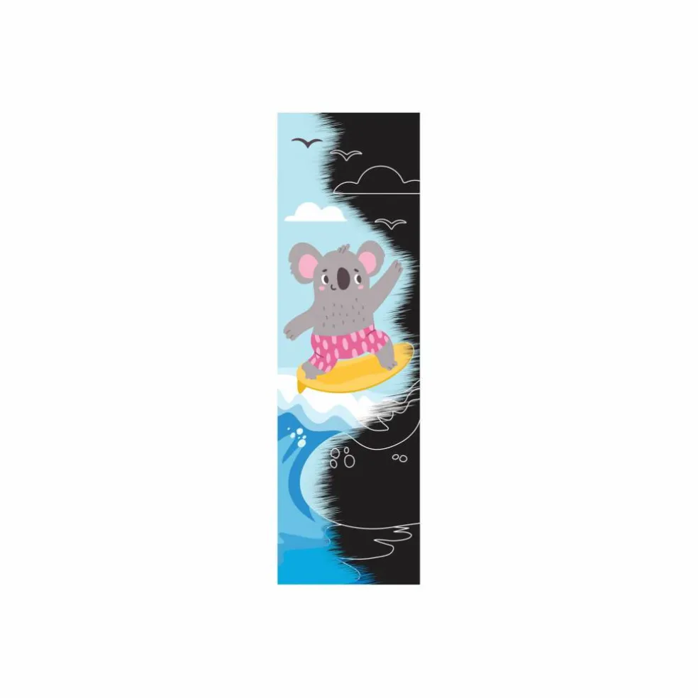 Little Yellow Bicycle® Flamingo Beach Bookmark Scratch Art Pad Kit