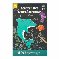 Little Yellow Bicycle® Ocean Mini Scratch Art Pad