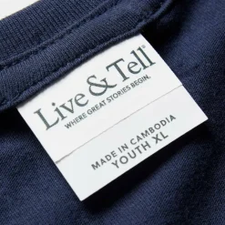 Live & Tell® Boxy Crew Women's Jersey T-Shirt