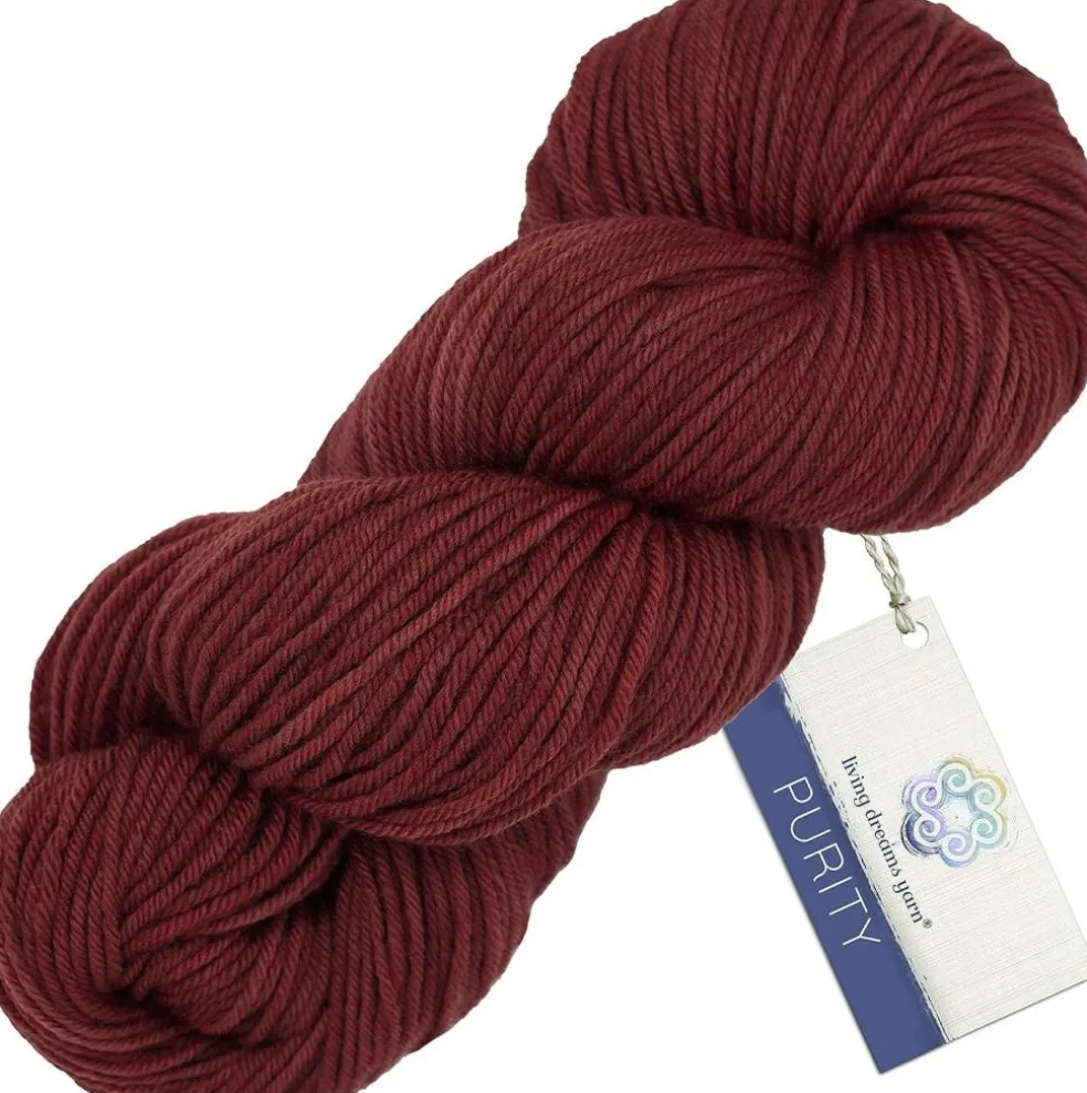 Living Dreams Purity: Organic Merino DK Yarn. Pacific Northwest Hand Dyed.