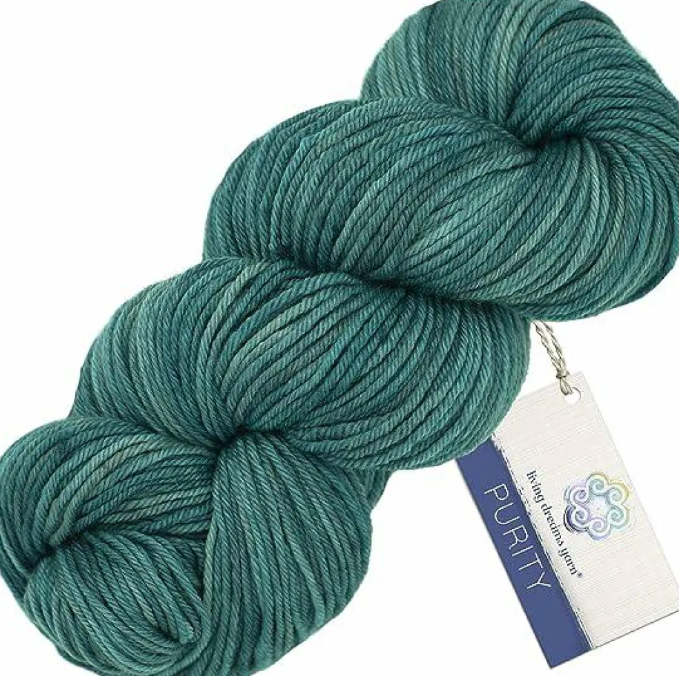 Living Dreams Purity: Organic Merino DK Yarn. Pacific Northwest Hand Dyed.