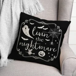 Livin The Nightmare Throw Pillow