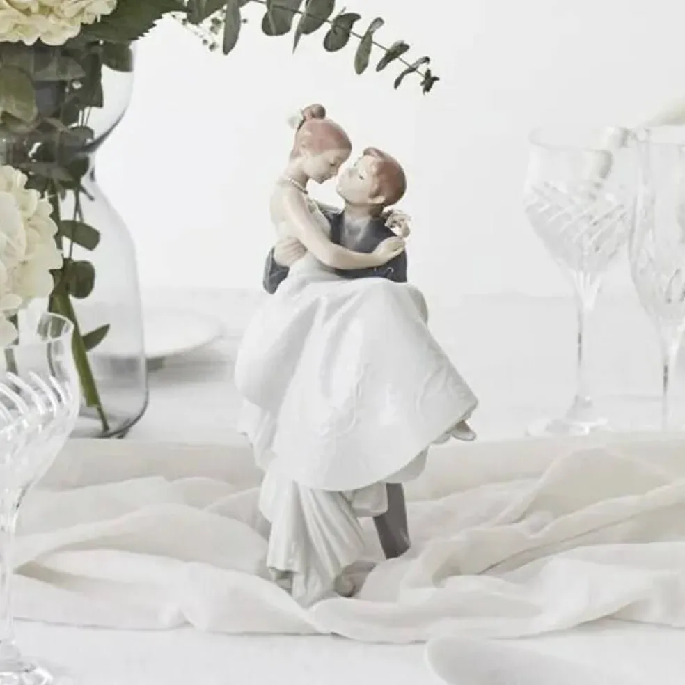 Lladro The Happiest Day Wedding Couple Figurine