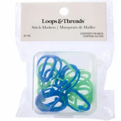 Loops & Threads® Carabiner Stitch Markers, 20ct.