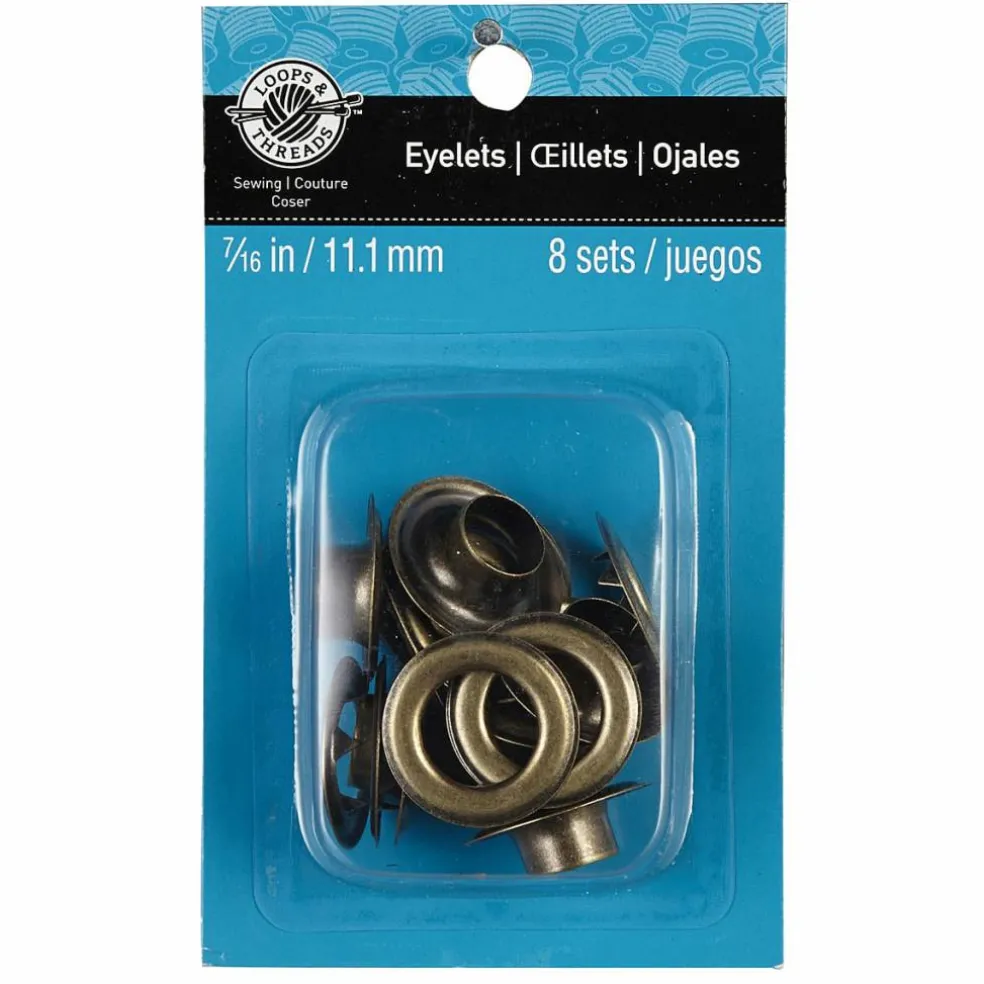 Loops & Threads™ Eyelets, 7/16"