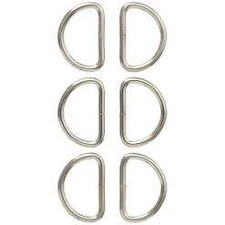 Loops & Threads™ Metal D-Rings, 3/4"