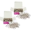 Loose Leaf Rings, 1/2", 100 Per Box, 2 Boxes