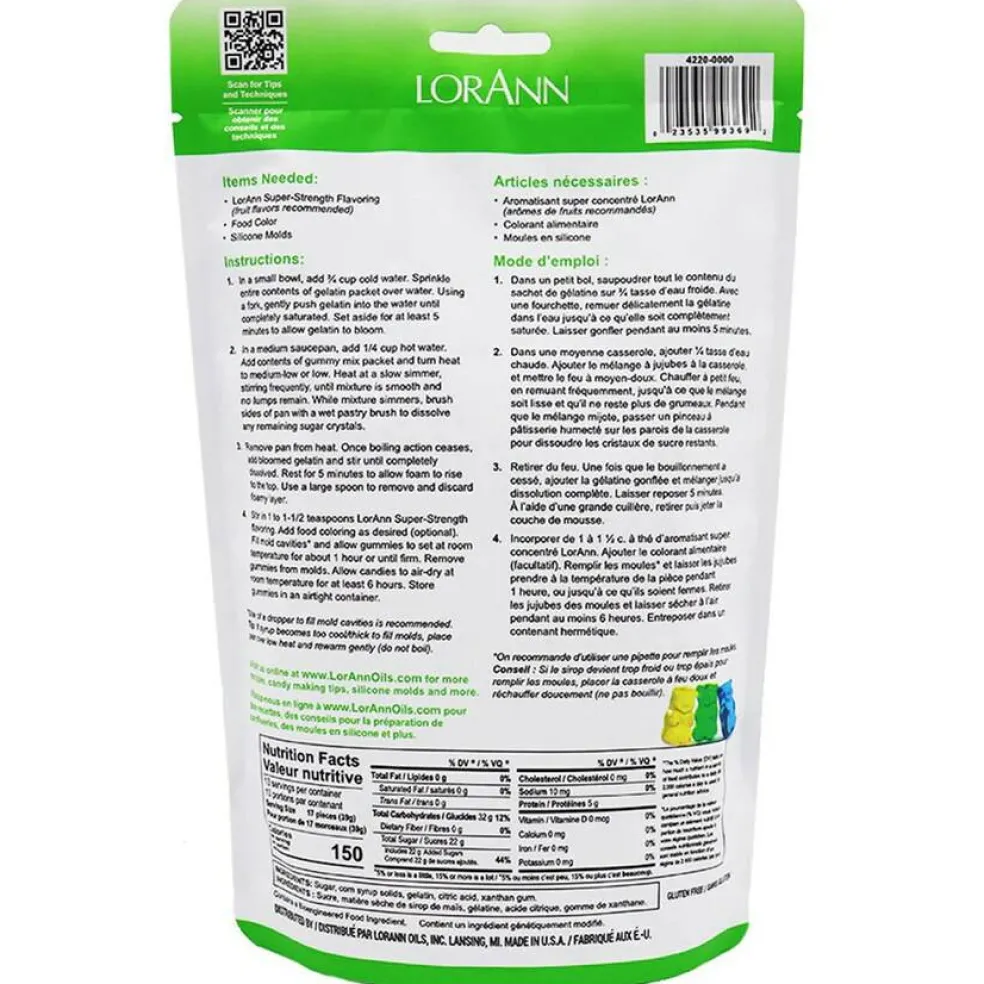 LorAnn Gummy Candy Mix for fruity and eye-catching gummy candies