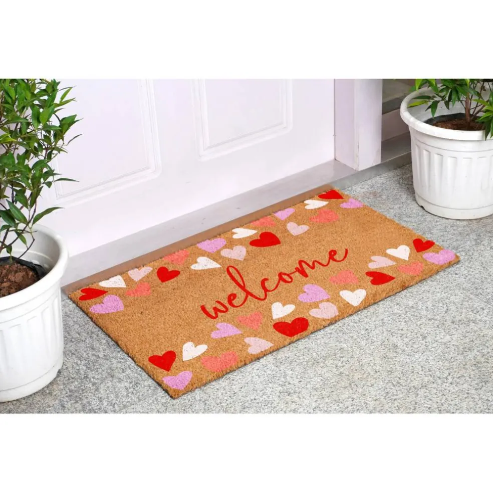 Lots of Hearts Welcome Doormat