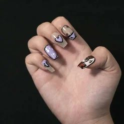 Love Scratch - Pink - Cute Cartoon Press-on Nails for Creative Expression - 10 Piece