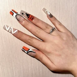 Love Scratch - Whimsical Cartoon Press-On Nails for Salon-Quality Manicure - 10 Piece