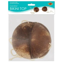 Luau Party Coconut Bikini Top