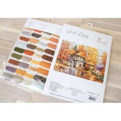 Luca-S Autumn Landscape Counted Cross Stitch Kit