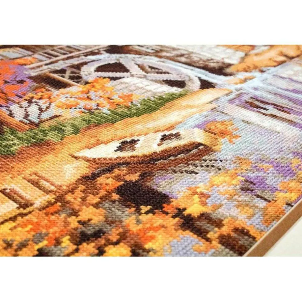 Luca-S Autumn Landscape Counted Cross Stitch Kit