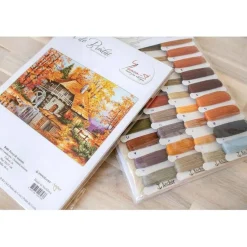Luca-S Autumn Landscape Counted Cross Stitch Kit