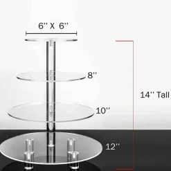 Lucite Cake Stand