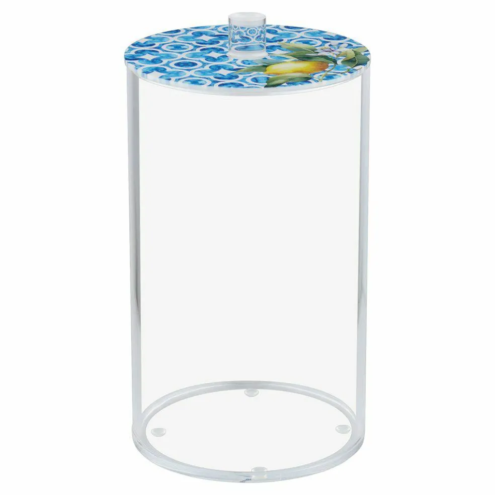 Lucite Cookie Jars Blue Design