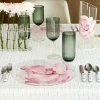 Lucite Flower Chargers 4pk
