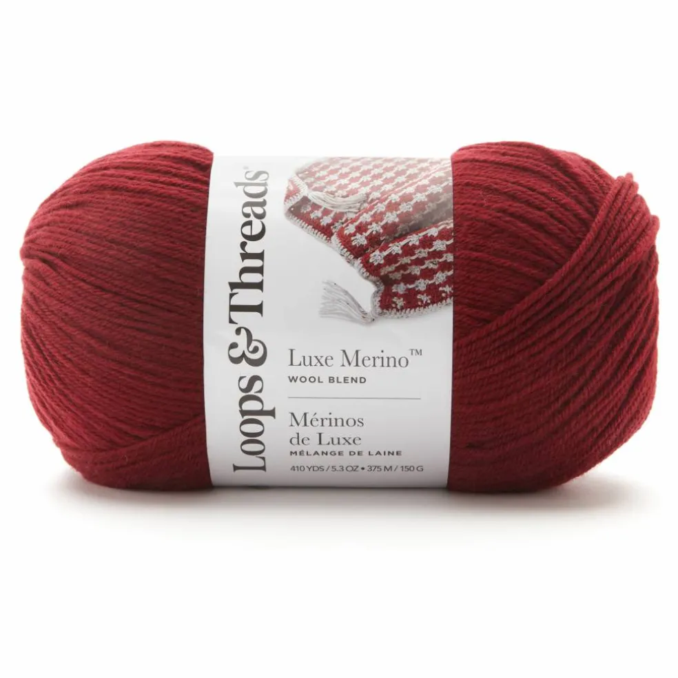 Luxe Merino™ Solid Yarn by Loops & Threads®